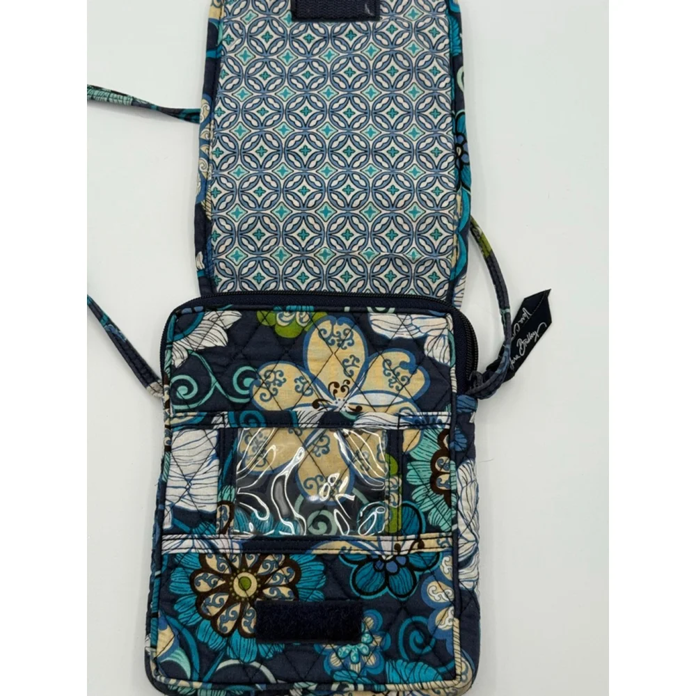 Vera Bradley Mod Floral Blue Mini Hipster Crossbody – Retired Pattern